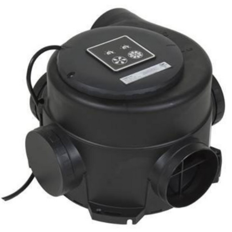 Cut-Out Comfortable indoor ventilation Angled view