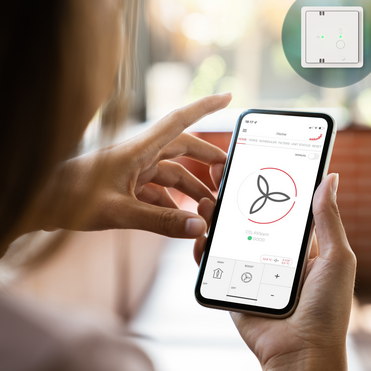 mock up phone, C02 sensor, app
