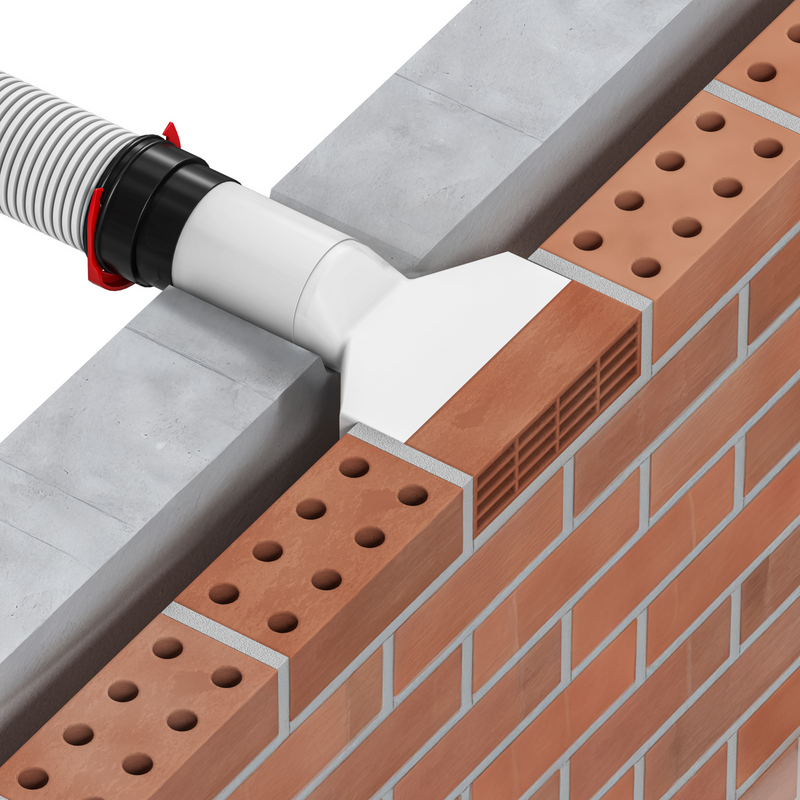 Focus Zehnder CTC110 Connector Comfortable indoor ventilation Angled view