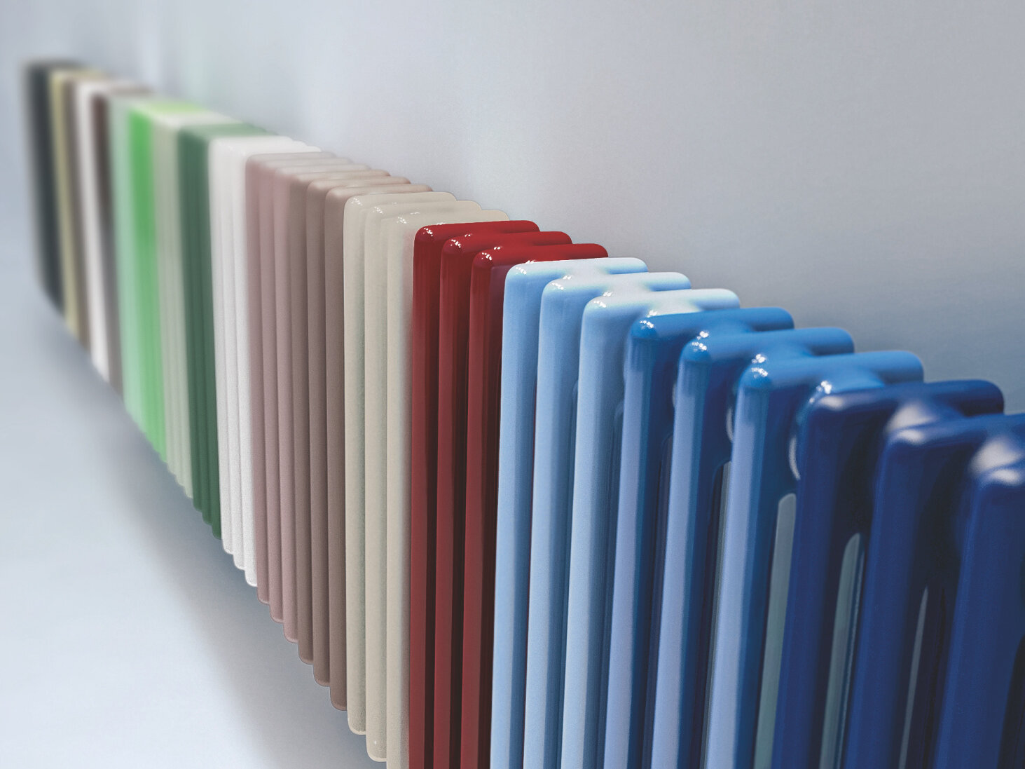 Photograph Zehnder Charleston Decorative radiator Angled view