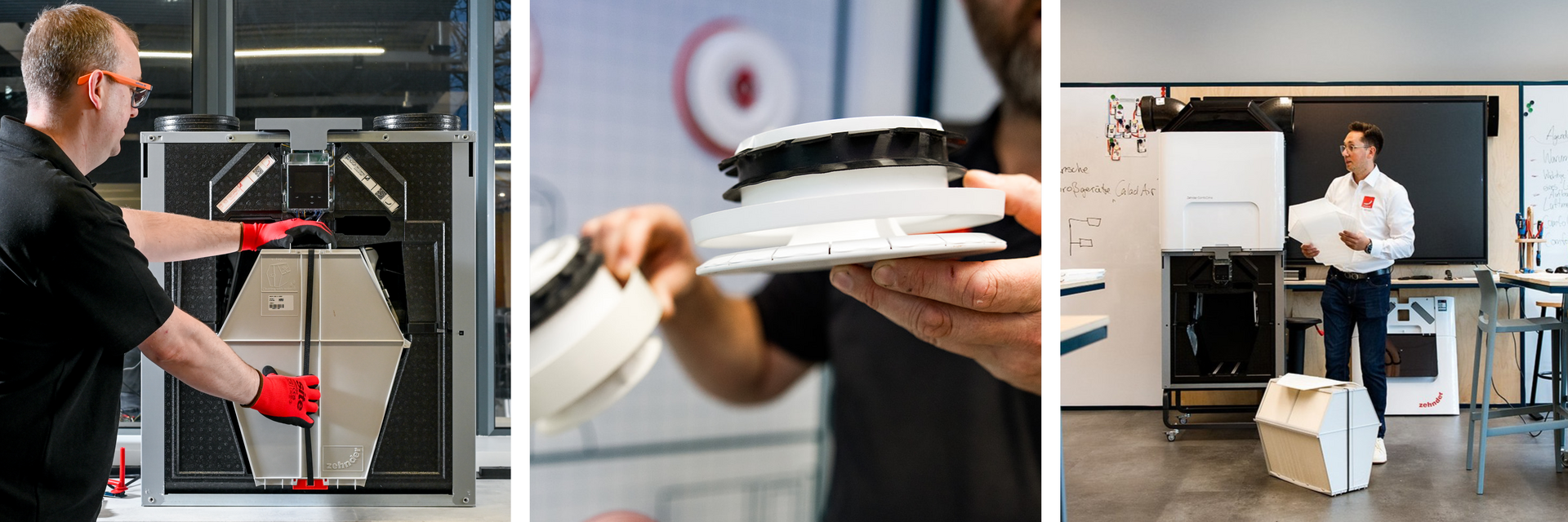 Ventilation training for installers in Zehnder Academy