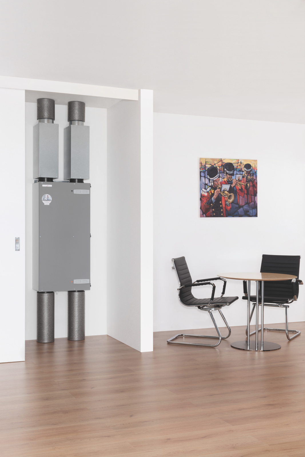 Rendering Zehnder ComfoAir 200 Comfortable indoor ventilation Front view