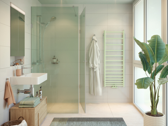 Rendering Klaro Decorative radiator Front view