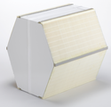 Cut-Out Zehnder Enthalpie Exchanger for ComfoAir Comfortable indoor ventilation 3D view