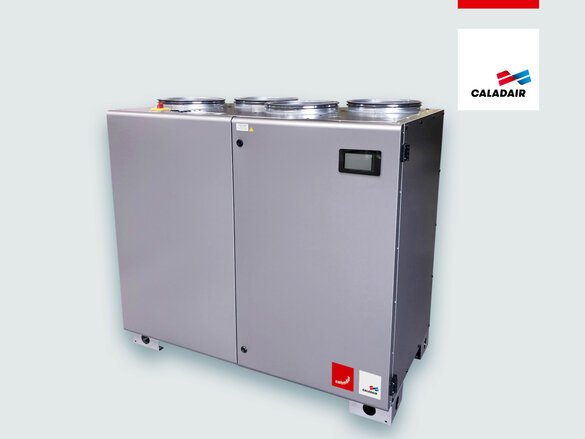 Cut-Out Zehnder Silvertop Comfortable indoor ventilation Angled view