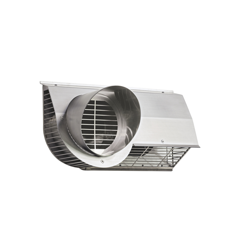 Cut-Out Zehnder ComfoEdge Combi-Outwall grill Comfortable indoor ventilation 3D view