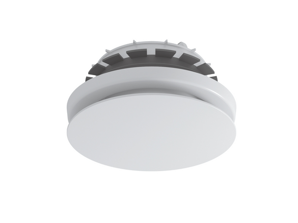 Cut-Out Zehnder ComfoValve Luna E125 Comfortable indoor ventilation Front view