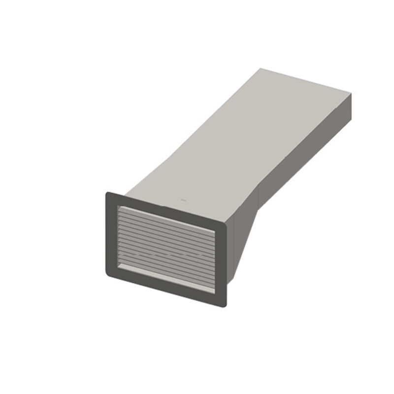 Rendering Zehnder Fire Terminals Comfortable indoor ventilation Angled view