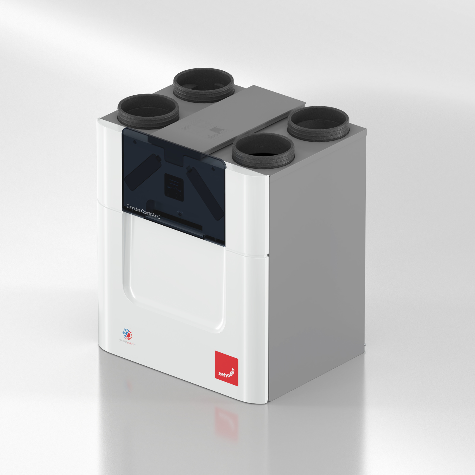 Cut-Out Comfortable indoor ventilation Angled view