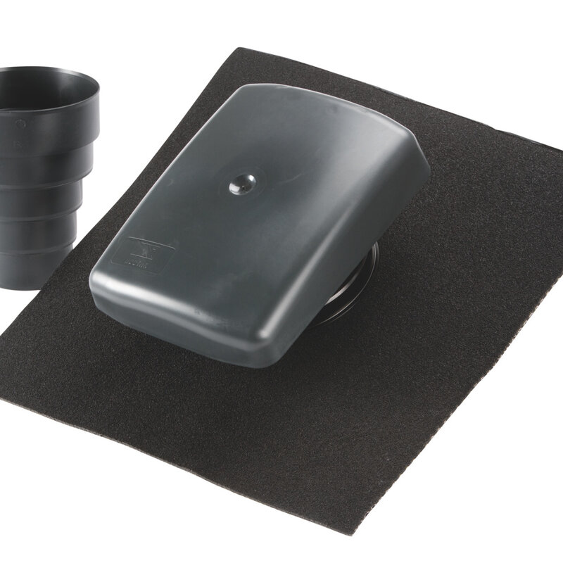 Cut-Out Zehnder Roof Terminal Comfortable indoor ventilation Angled view