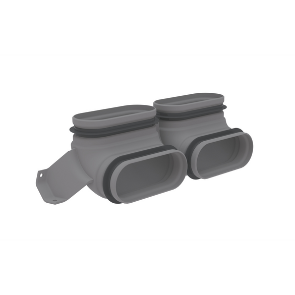 Cut-Out Zehnder ComfoFit bend CK Comfortable indoor ventilation Front view