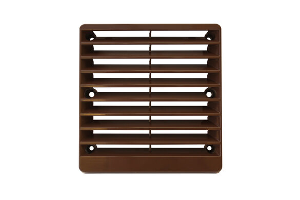 Cut-Out Zehnder Louvred Grille Comfortable indoor ventilation Front view