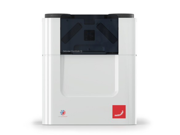 Cut-Out Zehnder ComfoAir Q350 TR Comfortable indoor ventilation Front view