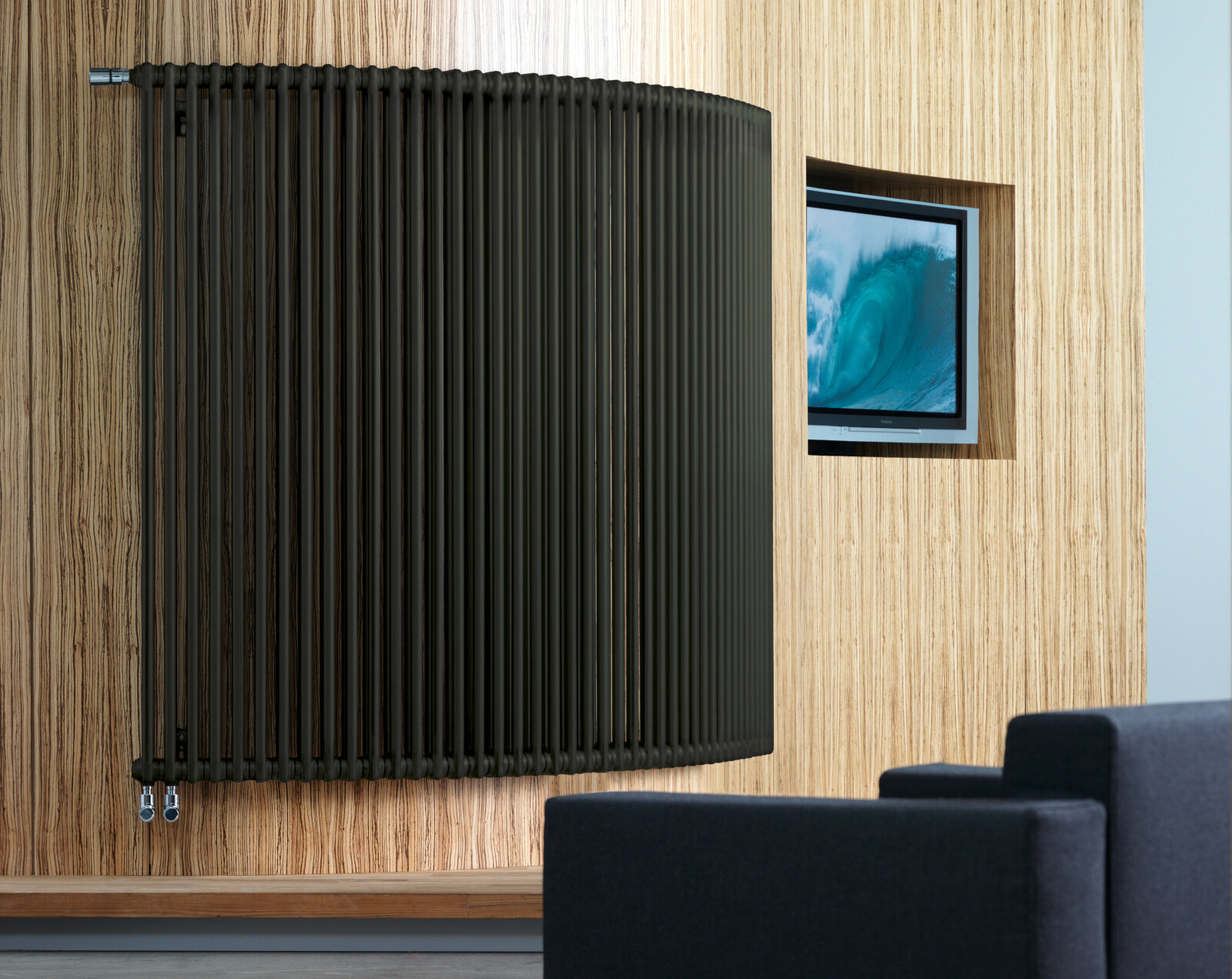 Rendering Zehnder Test Decorative radiator Front view